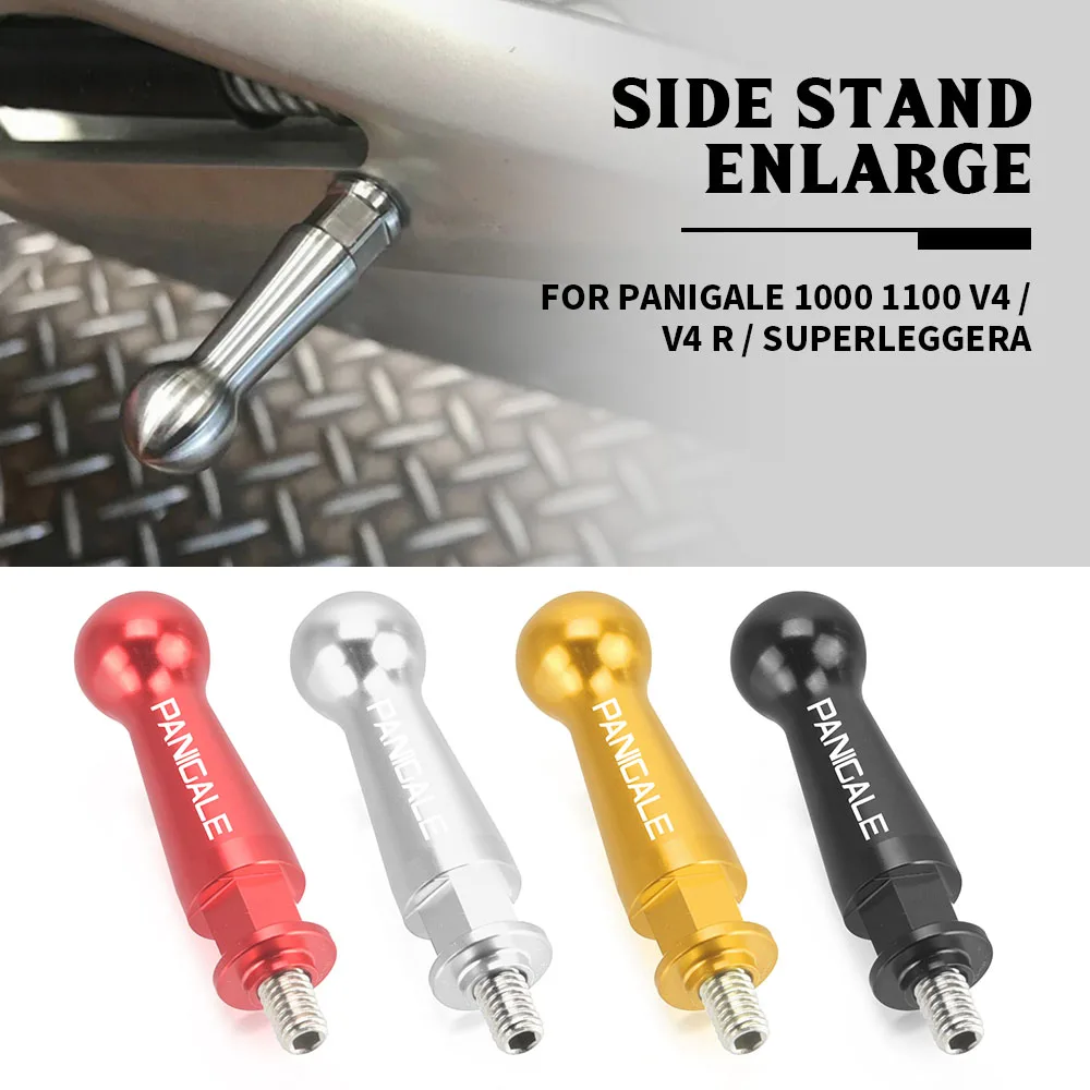 

For Ducati Panigale V4 Streetfighter V4 SF 2018-2022 Titanium Lengthen Kick Stand Pivot Screw Peg Stand Protect Modification