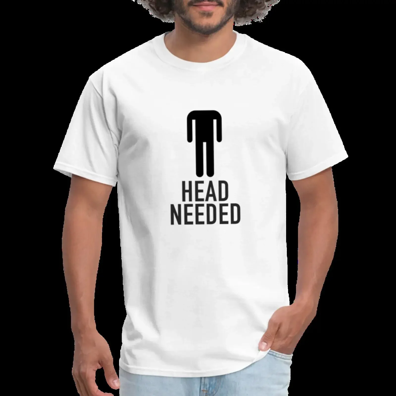 Head Needed T Shirt Funny Sexual Humor  vintage Washed Versatile Breathable Top For Everyday Wear Comfortable Slightly