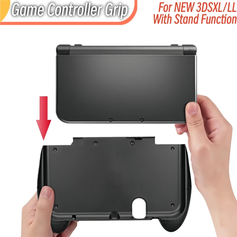 Schwarz Fall Für NEUE 3DS XL Controller Grip Mit Halterung Spiel Griff Grip Für NEUE 3DS LL Gaming Zubehör