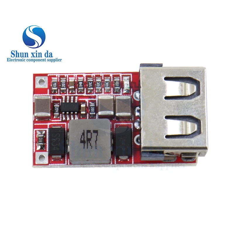 6-24V 24V 12V to 5V USB Step Down Module DC-DC Converter Phone Charger Car Power Supply Module Efficiency 97.5% Buck Module SXD
