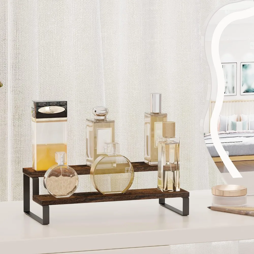 Multi-storey Kitchen Countertop Storage Artifact! Layered Display Stand for Orderly Placing Seasoning Bottles and Cans