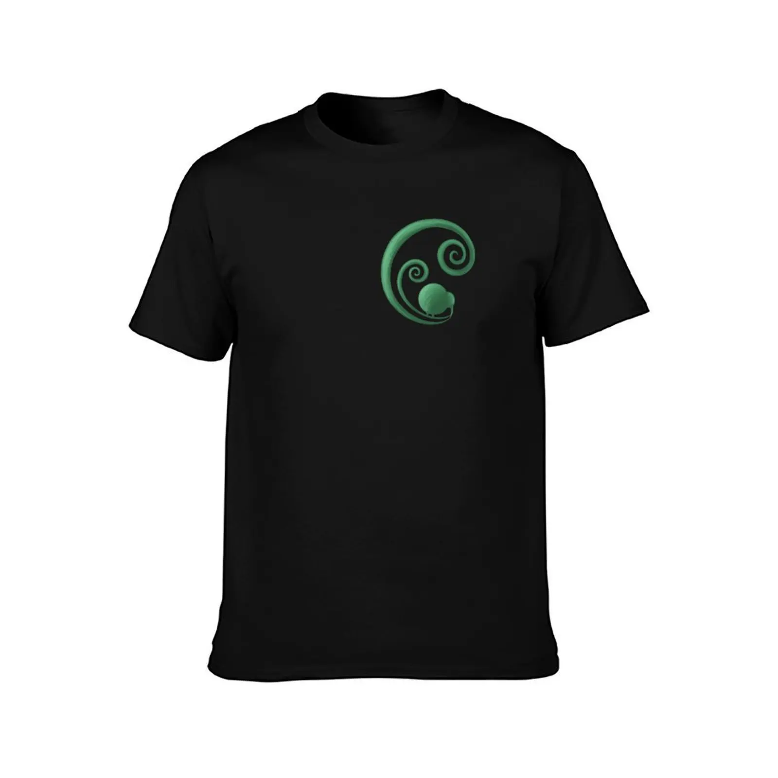 Kiwi koru T-Shirt Summer Casual Cotton Tee Oversized Streetwear Tops Vintage Graphic Print Loose Fit Short Sleeve