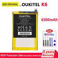 Original 6300mAh K6 Rechargeable Battery For Oukitel K6 Replacement Phone High quality Batteria Batteries With Tracking Number