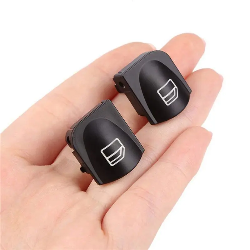Leading-20X Window Switch Button Covers For Mercedes Benz W203 W208 Front Left+Right Window Switch Repair Button Caps