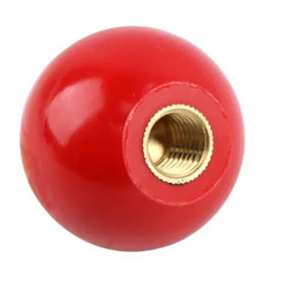 1pc Machine Tool Handle Ball Nut Ball Shaped Head Clamping Nuts Bakelite Ball Brass Core For Lathe Mechanical Equipment