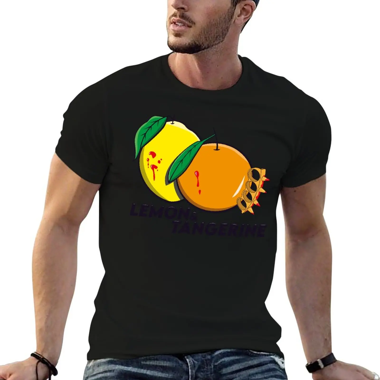 

Tangerine - shirts shirts T-Shirt graphic Lemon cotton quality t and t Bullet man high Train for
