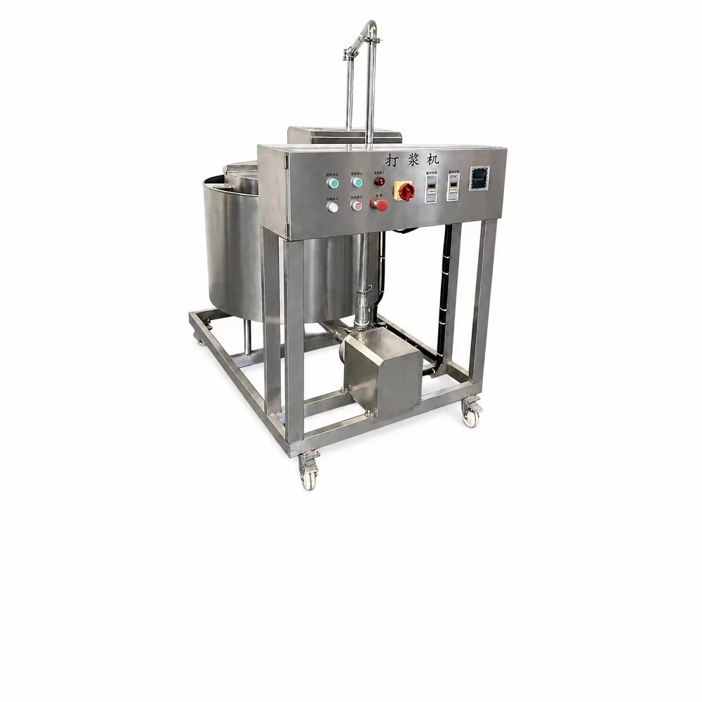 Batter Mixer for Fish Tempura Slurry Preparation 100 Liter Working Capacity 1.5 Kilowatt Steel Jacket Motor Unit