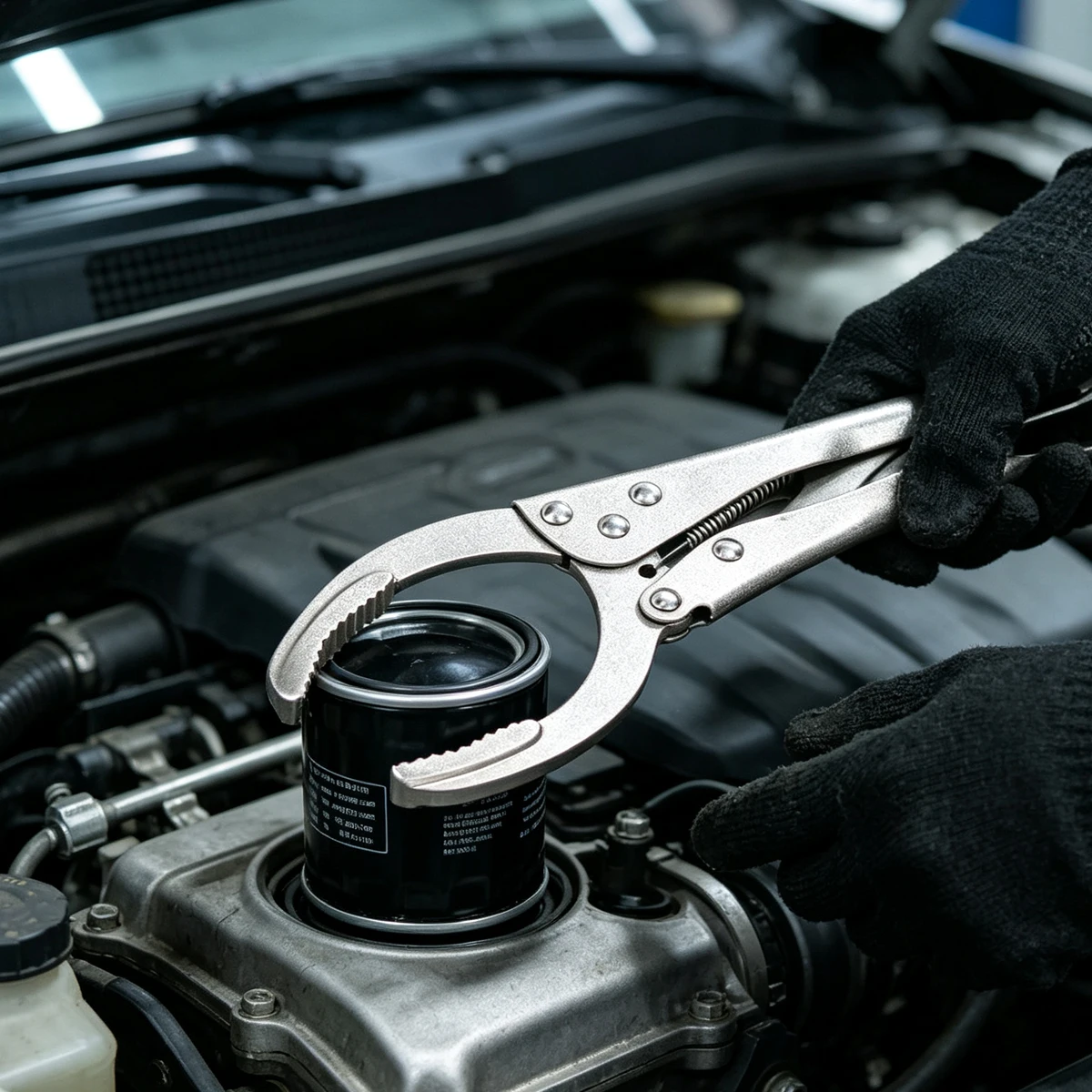 Oil Filter Wrench - ประแจถอดไส้กรองน้ำมันเครื่องอเนกประสงค์ อุปกรณ์ช่วยถอดประกอบและซ่อมรถยนต์ เครื่องมือเปลี่ยนยาง เครื่องมือเปลี่ยนยางอเนกประสงค์ สำหรับแก้ไขยางรั่ว