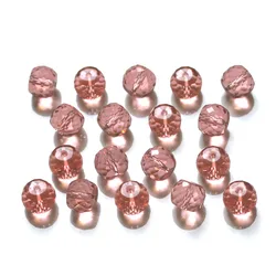 50pcs Austrian Faceted 8x6mm Drum Shape Crystal Glass Spacer Loose Beads Jewelry Handwork Bracelet Making Earring DIY Accessory