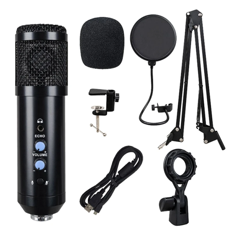 

USB Condenser Microphone USB Computer Conference Microphone For Laptop Desktop PC