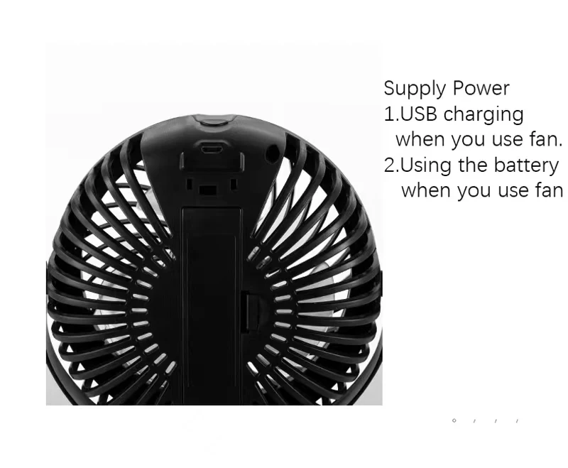 6 Inch Clip on Fan, 3 Speeds Small Fan with Strong Airflow, Clip & Desk Fan USB Plug in with Sturdy Clamp - Ultra Quiet