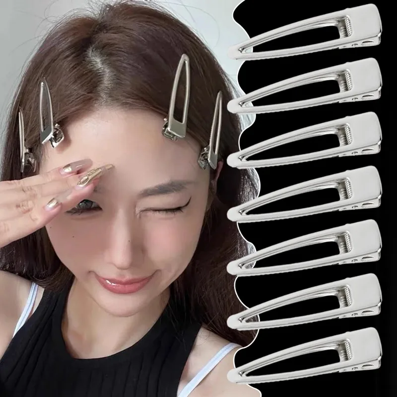 1/10Pcs High Quality Silver Metal Hair Clips Accessories for DIY Jewelry Hairpins Barrette Ornament for Women Hair Styling Tool