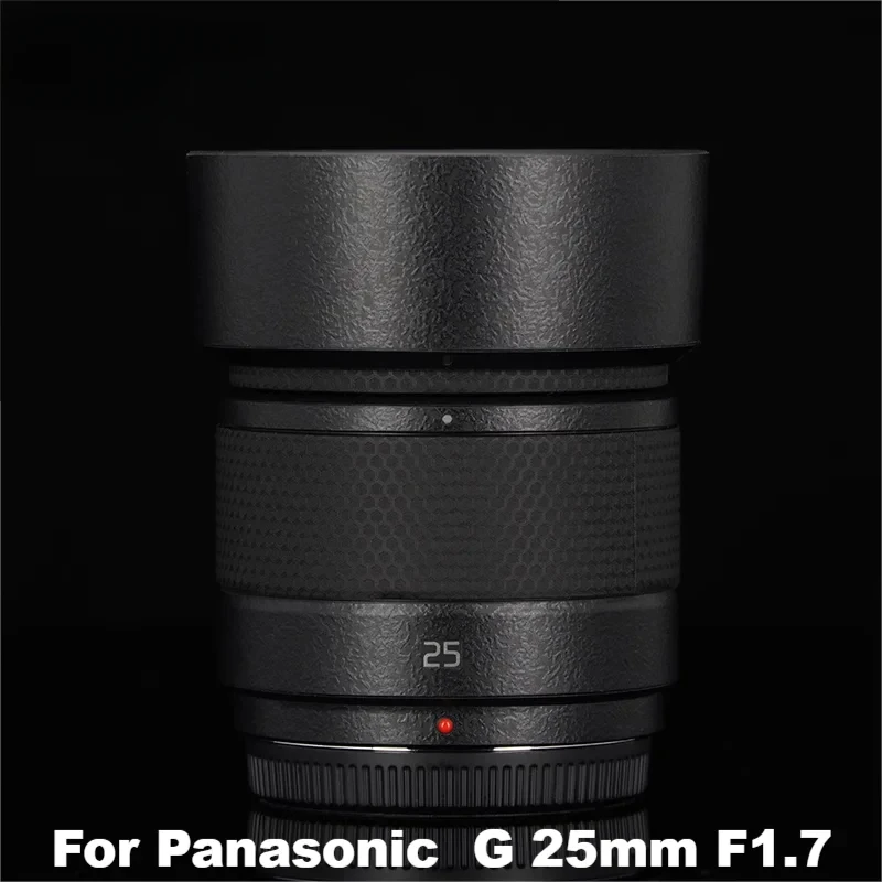 

25 1.7 Decal Skin Vinyl Wrap Film Lens Body Beschermende Sticker Protector Jas For Panasonic Lumix G 25Mm F1.7 g25 G25MM F/1.7