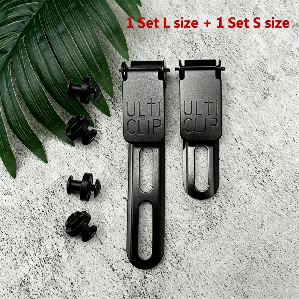 Multipurpose Stainless Steel Belt Clip, Ulticlip, Knife Sheath Belt Clip, Type K Knife Sheath, DIY Crafting Accessories, Clips