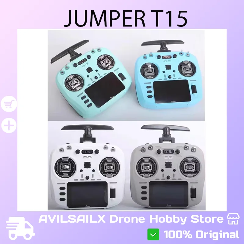 

Jumper T15 - 1000mW ELRS Long Range Radio, 3.5" Touchscreen, Hall Gimbals