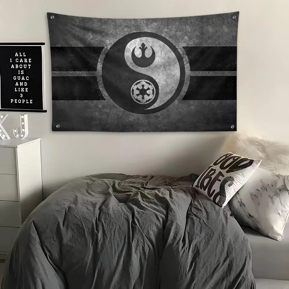 G-Galactic E-Empire Rebel Flags, individuelle Flaggen für Camping, Outdoor, Garten, Zimmer, Schlafzimmer, Dekoration, Party-Hintergründe, Wandkunst, Familiengeschenke – Detail 16