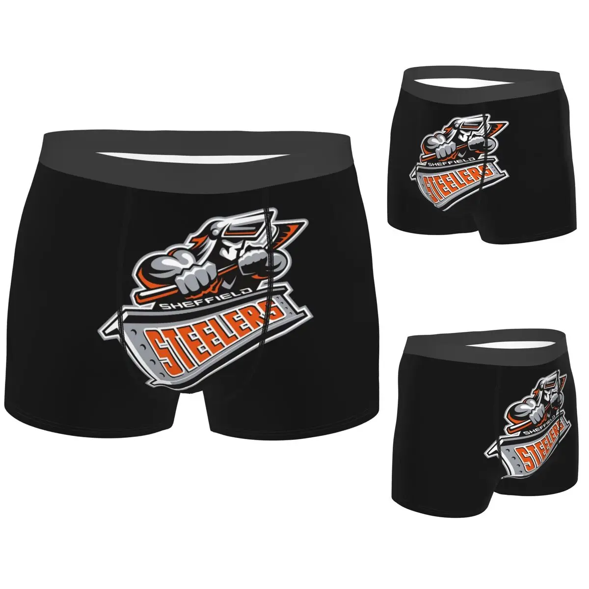 

Boxer Underpants Shorts The Sheffield Steelers (2) Panties Men's Ventilate Underwear for Homme Man Boyfriend Gift