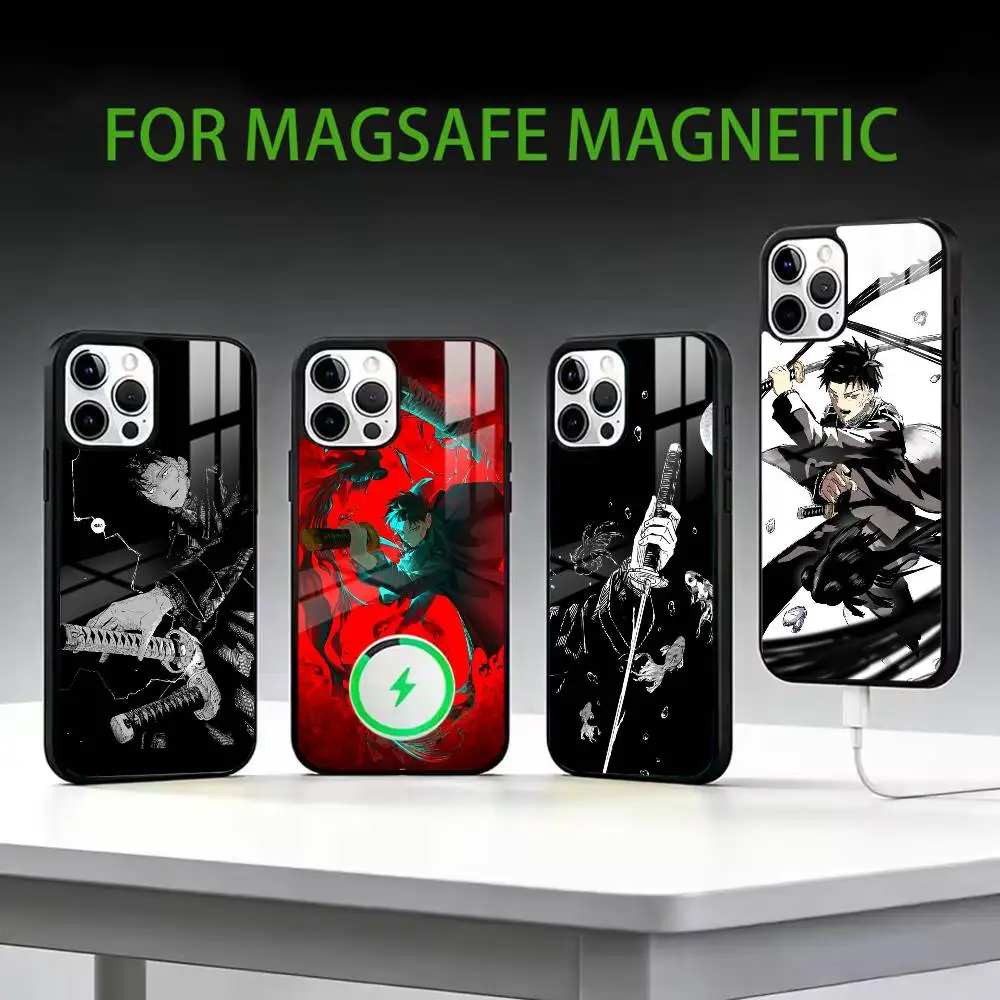 

K-Kagurabachi A-Anime Phone Case For iPhone17,16,15,14,13,12,11 Plus,Pro Max Magnetic For Magsafe Wireless Charging