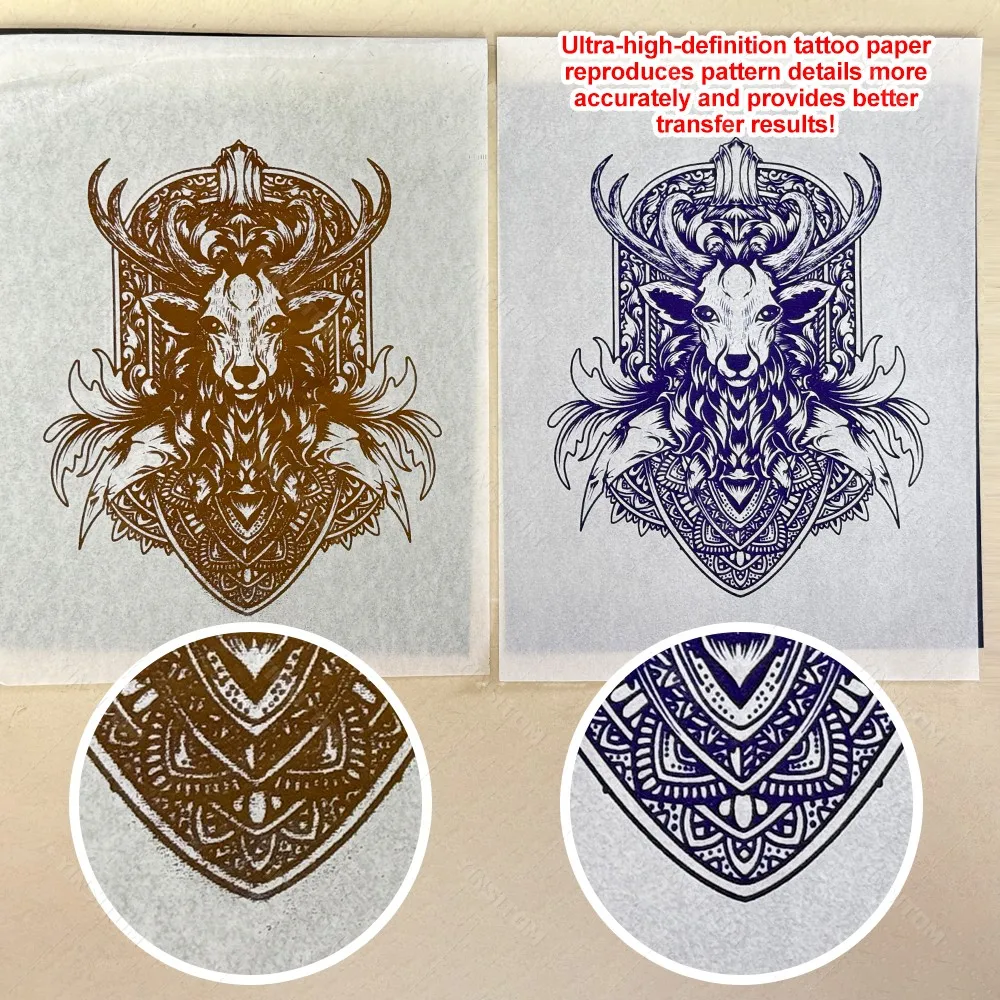 20/50/100pcs Tattoo Transfer Papers A4 Size Tattoo Thermal Printer Copier Stencil Papers for Tattoo Transfer Machine Accessories
