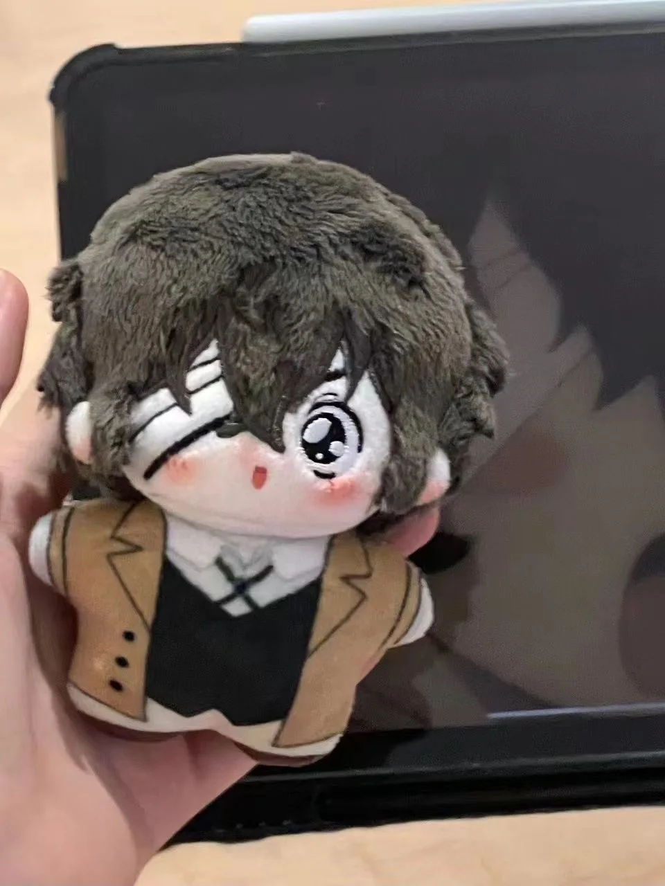 

Аниме Dazai Osamu Косплей Плюшевая кукла с принтом Nunu Body Cotton Fill Doll ﻿ Мультяшная кукла 10 см, кулон, рюкзак, брелок, подарок на день рождения