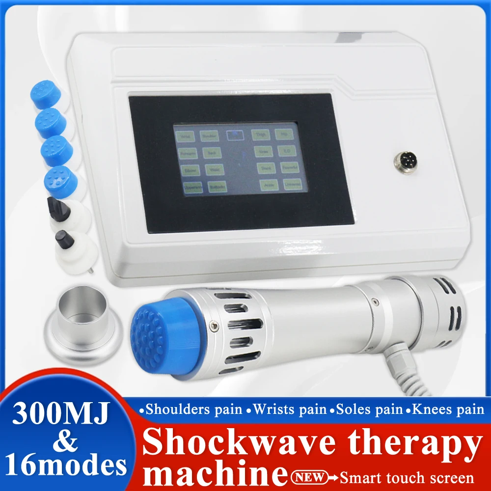 300MJ Shock Wave Therapy Machine Effective ED Treatment And Relieve Limbs Pain Physiotherapy Shockwave Home Use Massager Newest