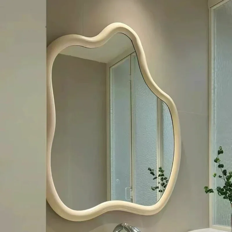 True Aesthetic Mirrors Irregular Beauty Corner Flower Mirror Garden Vintage Espejos De Cuerpo Completo Home Decor Accessories