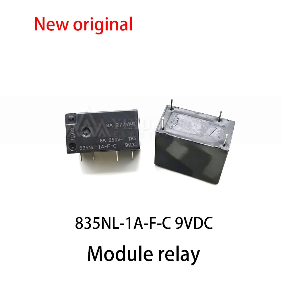 (5pcs~10pcs) 100% New relay 835NL-1A-F-C 9VDC 8A 4-pin 9V module relay