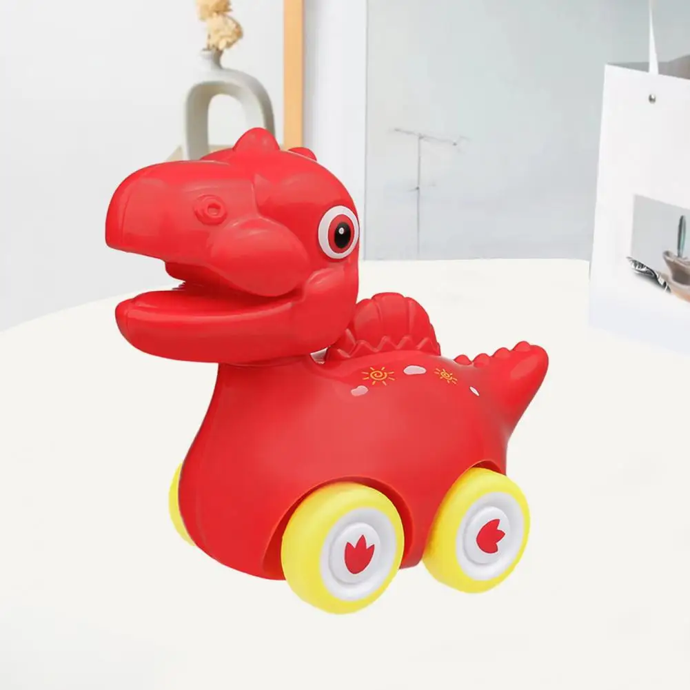 Kleinkind Dinosaurier Spielzeug auto interessante batterie freie Mini Dinosaurier Auto Spielzeug für Kinder Cartoon Dino Figuren Fahrzeug Spielzeug korb