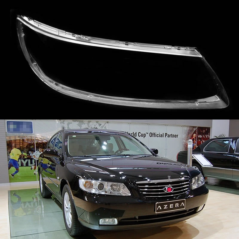 

For Hyundai Azera 2006 2007 2008 2009 Car Accessories Headlight Lens Cover Transparent Lampshade Headlamp Shell Plexiglass