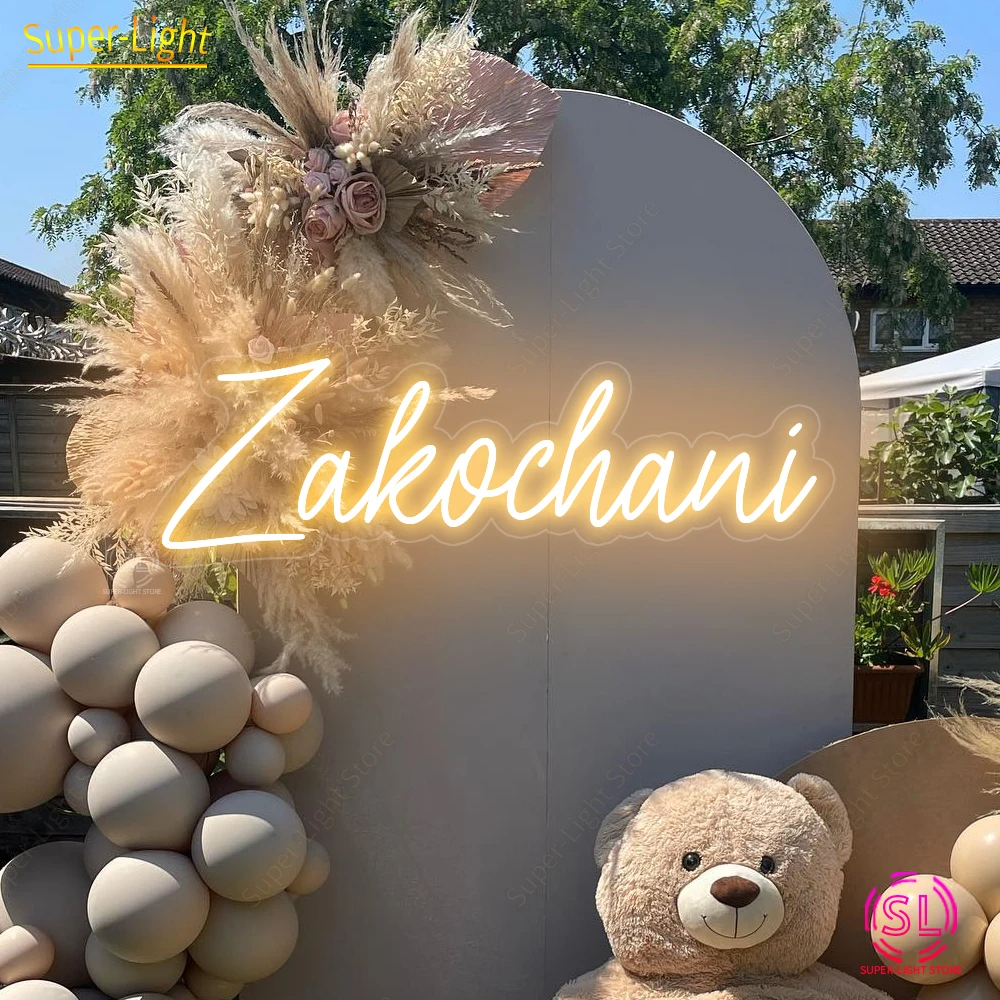 

Custom Large Lovers Light Sign 100cm/40Inch Neon Zakochani Sign LED Light Signs for Wedding Home Party Decoration