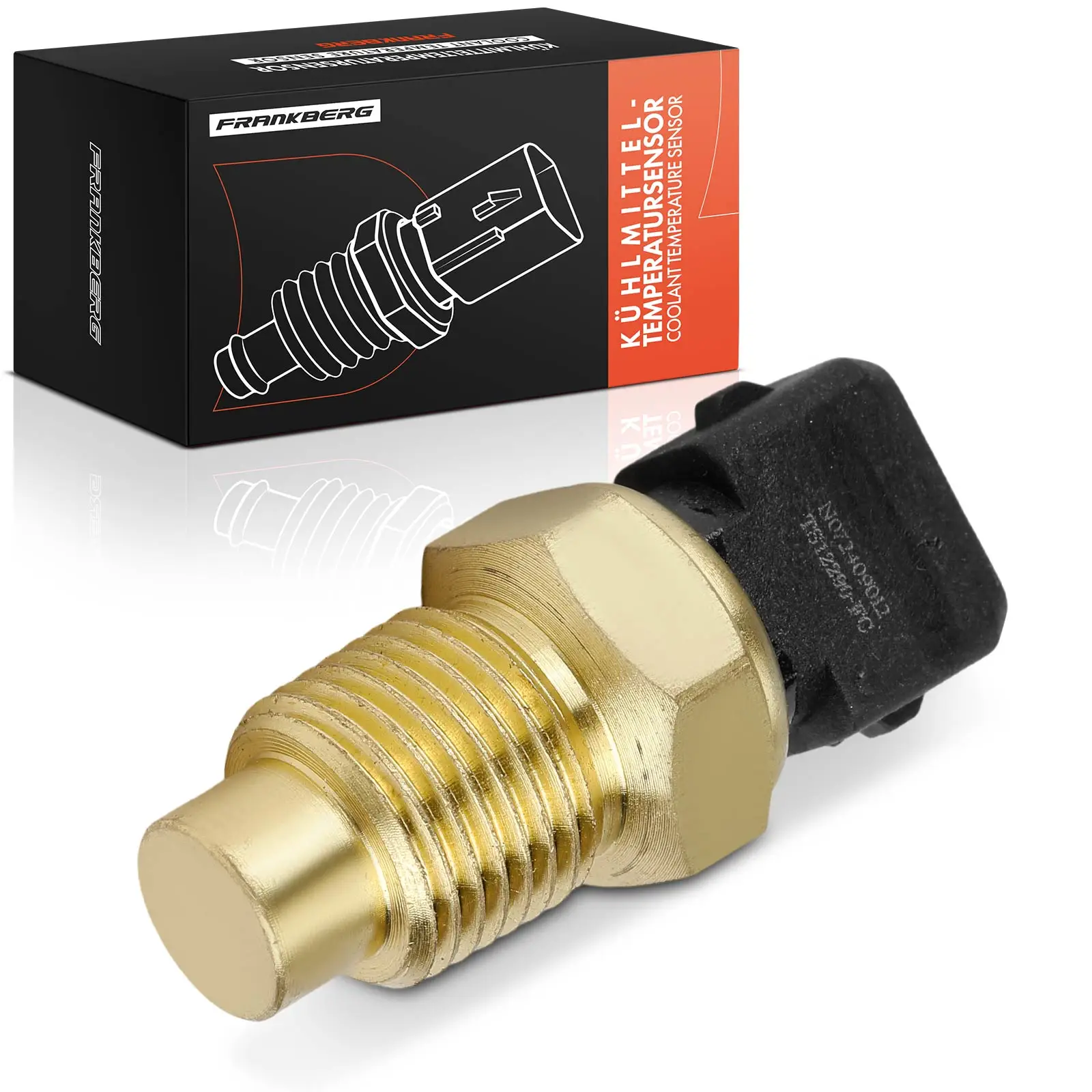 Frankberg 1x Koelvloeistoftemperatuursensor voor Fiat Punto, Alfa Romeo, Lancia 7735919 60812290 V24720051