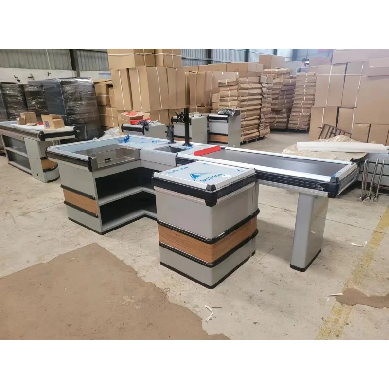 Caixa registadora personalizada do ferro do supermercado, processo eficiente do check-out, caixa registadora