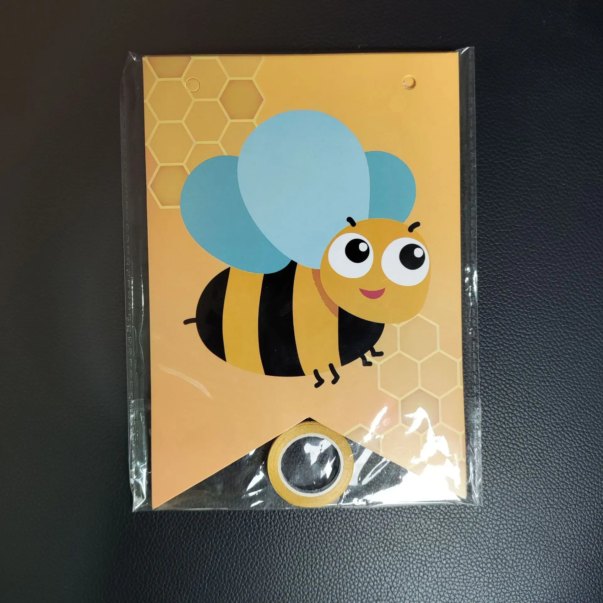 Bandera de tiro para decoración de fiesta del Día de las abejas, pancarta de Feliz Día de las abejas, banderas de cumpleaños, pancarta de abeja