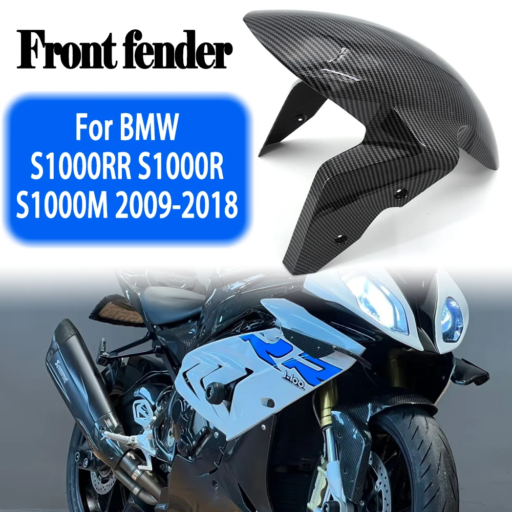 For BMW S1000RR S1000R S1000M 2009-2018 2010 2011 2021 2022 Motorcycle Front Fender Mud Guard Mudguard Accessories ABS Plastic
