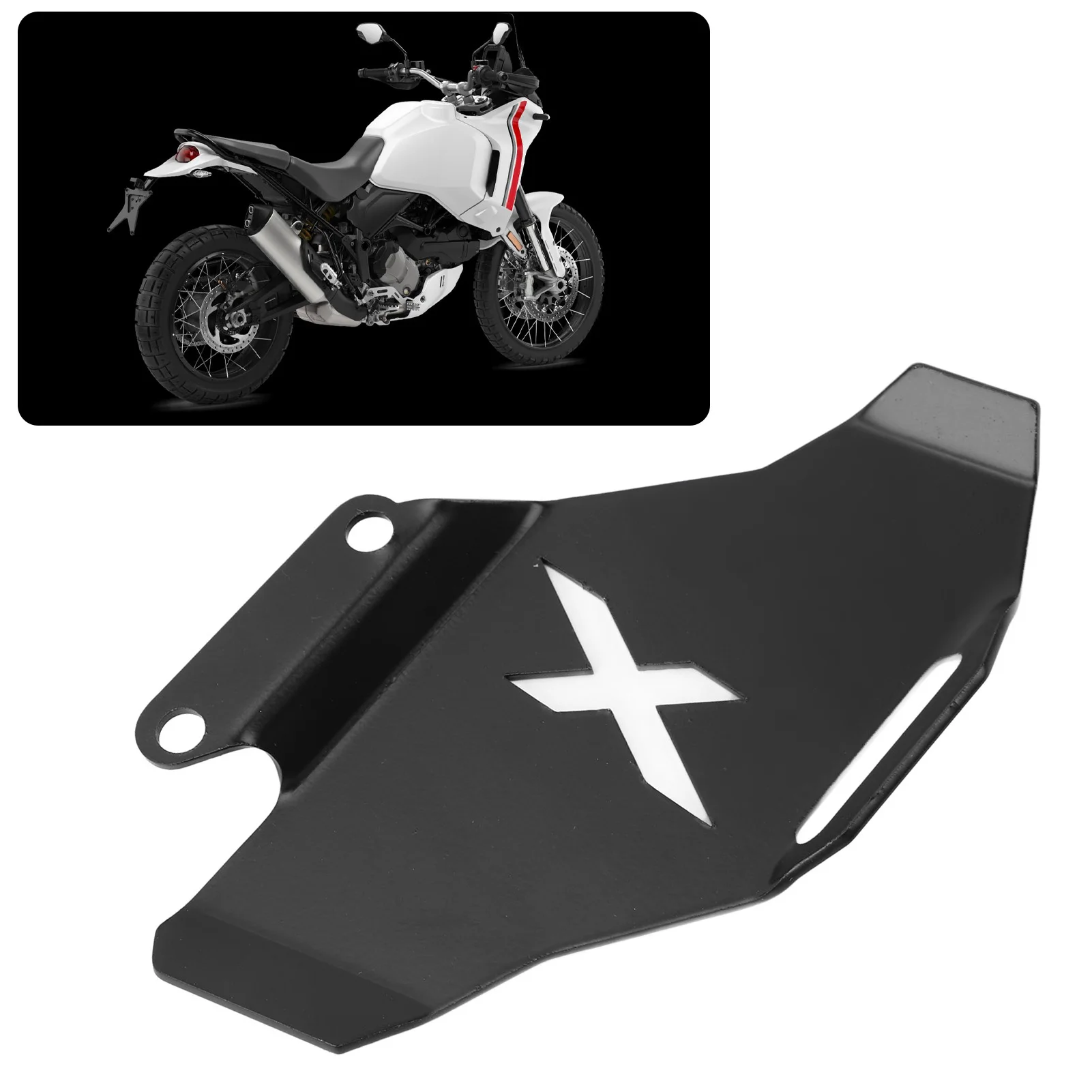 Premium Durable Motorcycle Rear Brake Pump Cover Strong Protection Black Replacement Accessory for DUCATI Desert X