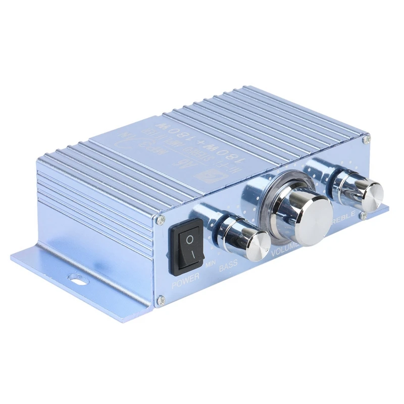 A6 Hifi Stereo Audio Amplifier DC12V 2.0 Channel Car Computer Speaker DIY Finished Power Amplifier