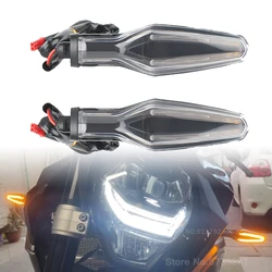 Motorcycle Front LED Turn Signal Indicator Light Lamp Blinker For BMW S1000XR F900R S1000R R1200GS R1250GS F900XR HP2 K1200R/S