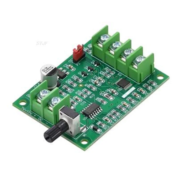 กระดานควบคุมขับจอ DC ไร้แปรงถ่าน5V 12V พร้อมแรงดันไฟฟ้าย้อนกลับการป้องกันกระแสเกินสำหรับฮาร์ดไดรฟ์มอเตอร์3/4สายไฟ