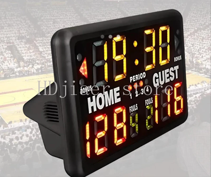 SK22 Large Screen LED Basketball Scorer: 24 Second Countdown for Multi - Sport Arena Matches