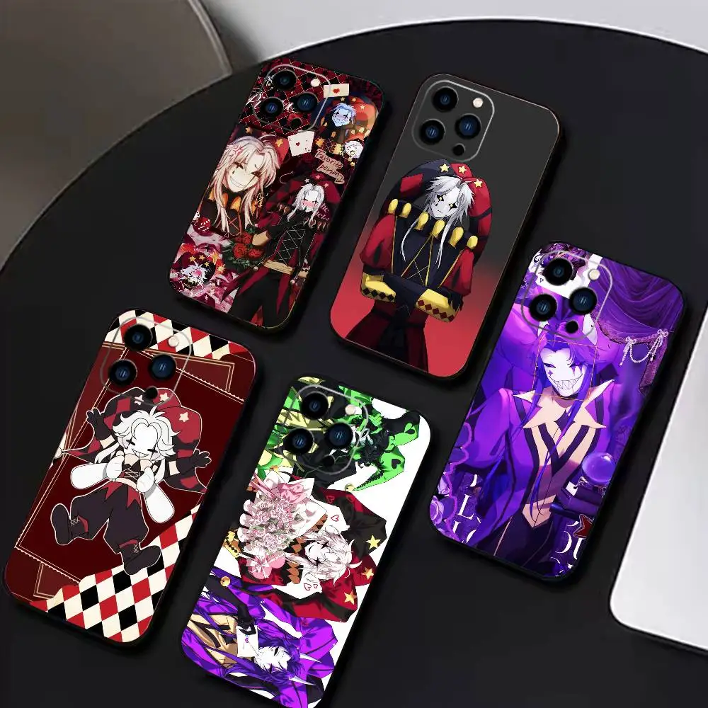 

The P-Freak Circus Phone Case For iPhone17,16,15,14,13,12 Plus,Max Soft Silicone Black Cover