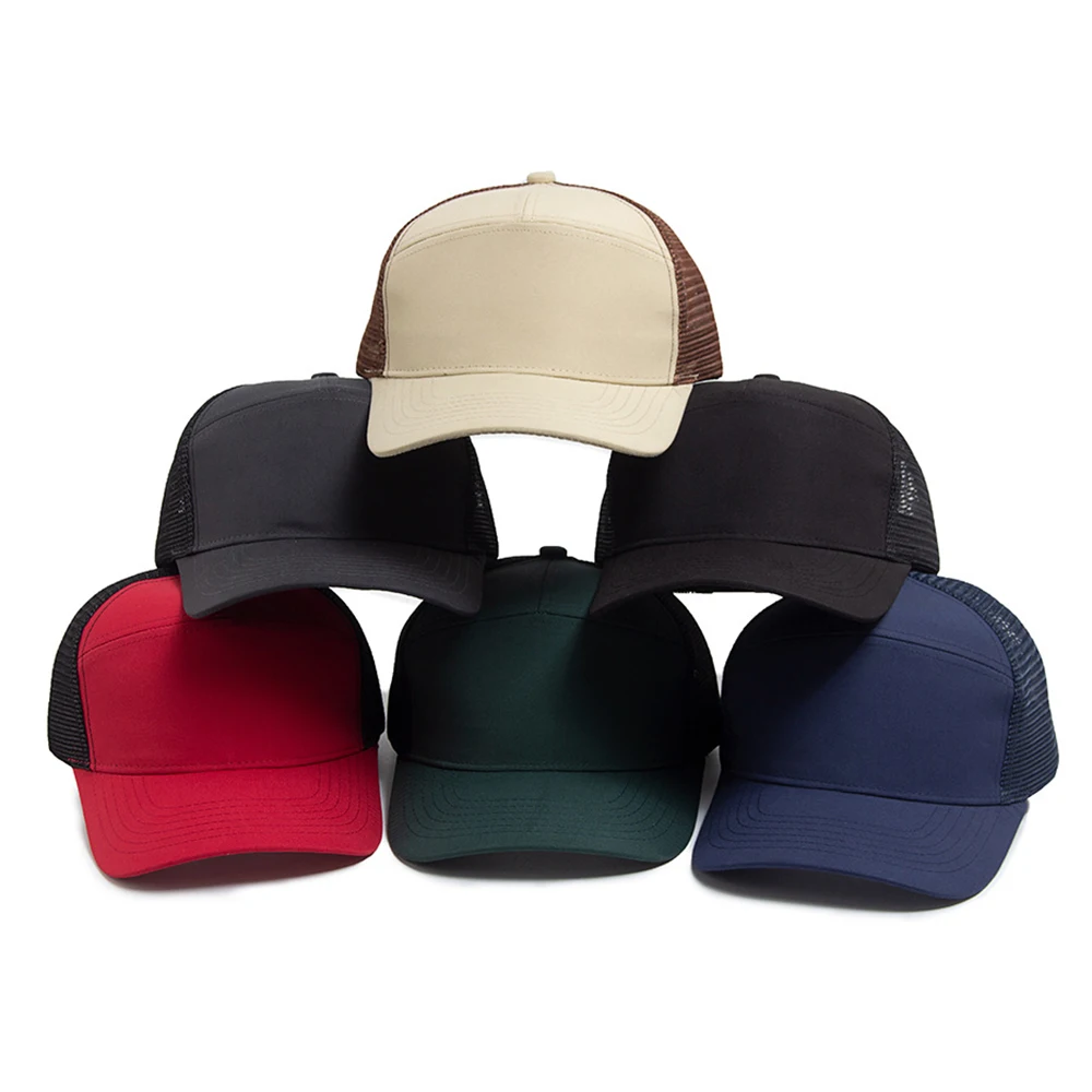 Unisex Mesh Baseball Cap for Men Women Casual Slight Curved Brim Style Sunhat Outdoor  Spring Summer Breathable Trucker Hats