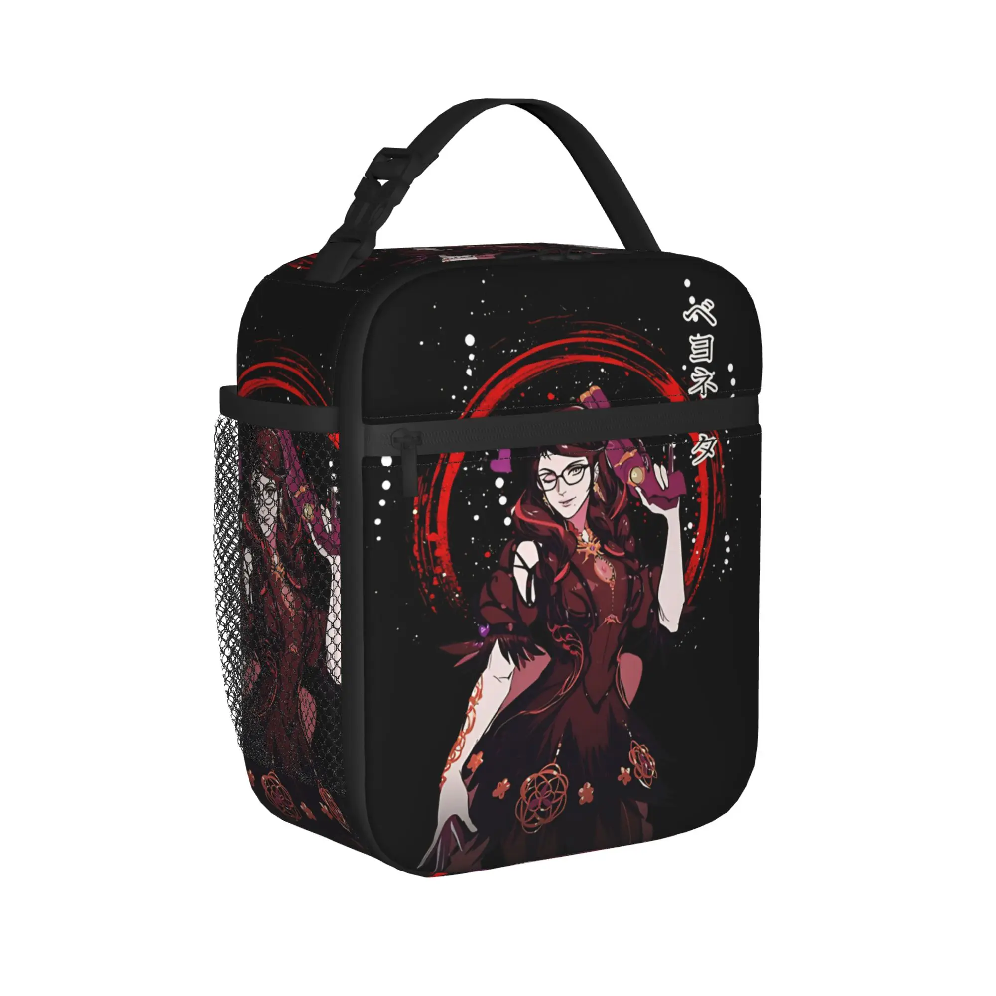 Bayonettas  And Cereza  Insulated Lunch Bags Portable  Reusable Cooler Bag Tote Lunch Box Work  Picnic Food Storage Bags