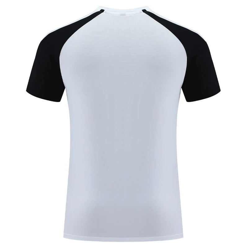 Men Summer Sports T-shirts Patchwork Fashion Fitness Short Sleeve Quick Dry Jogger Running Shirts Breathable Training Gym Tshirt