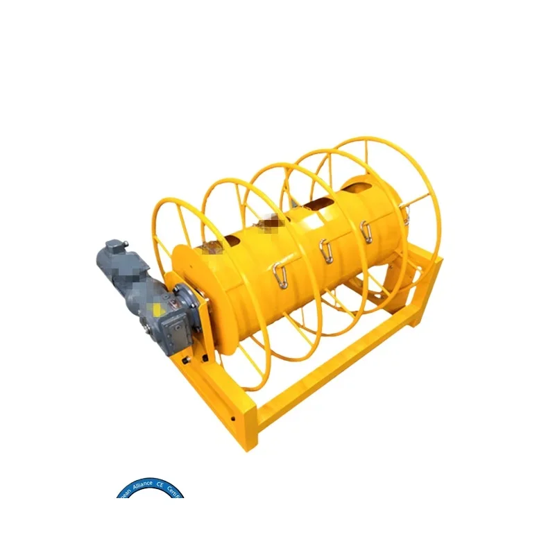 Electric Slip Ring Automatic Take-Up Industrial Large Cable Mobile 500-meter Reel High Voltage Heavy Duty Pipe Reel