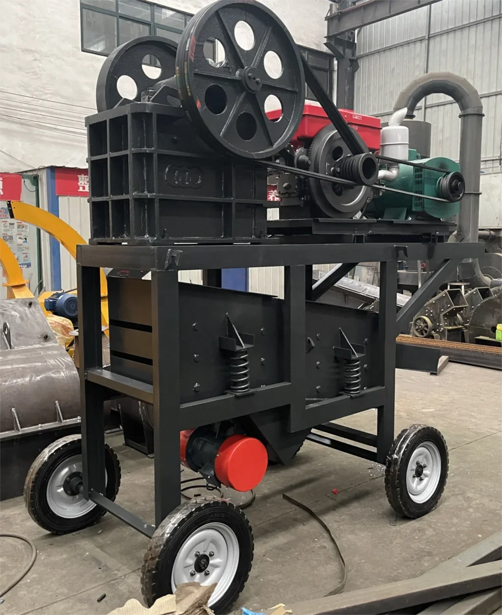 

High quality mining equipment PE 250*400 gravel quarry rock gold mine hydraulic mobile jaw crusher