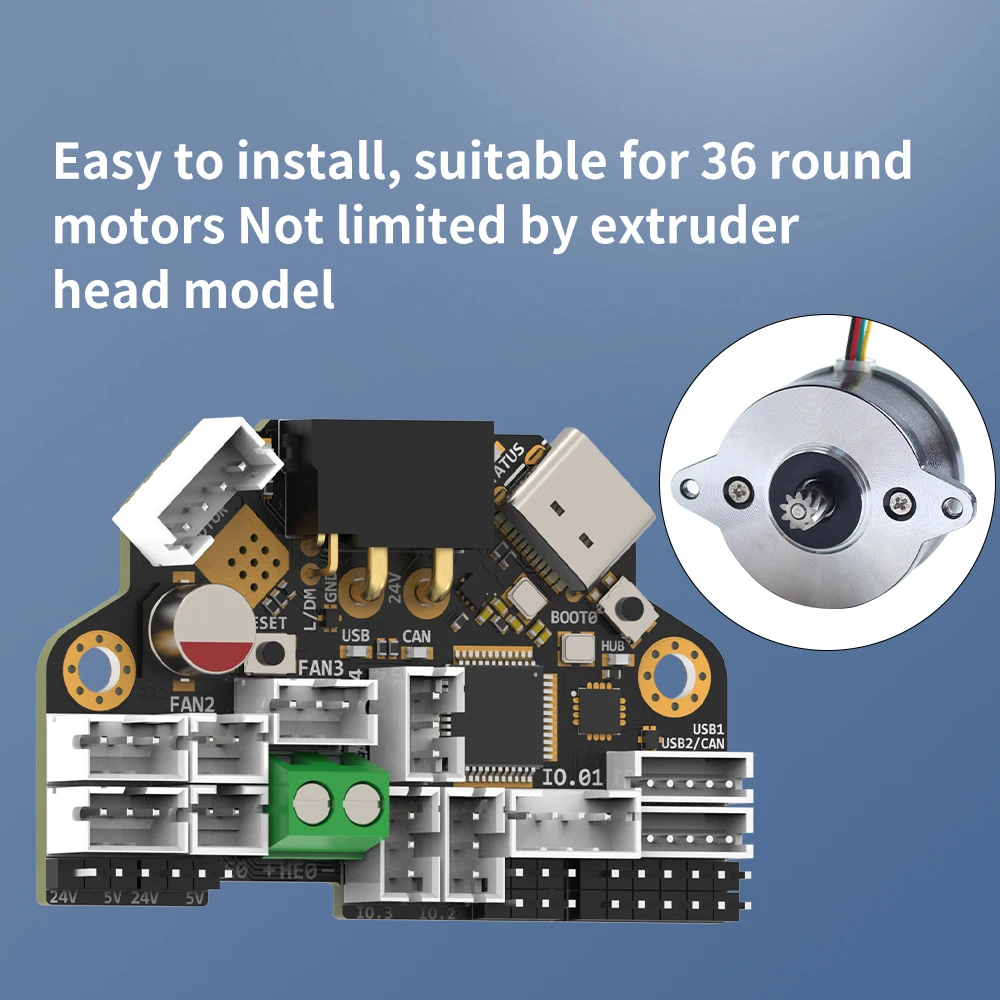 FYSETC H36 v1.3 كومبو مقاومة درجات الحرارة العالية كليبر Canbus أداة المجلس للمحرك على متن الطائرة TMC2209 #4