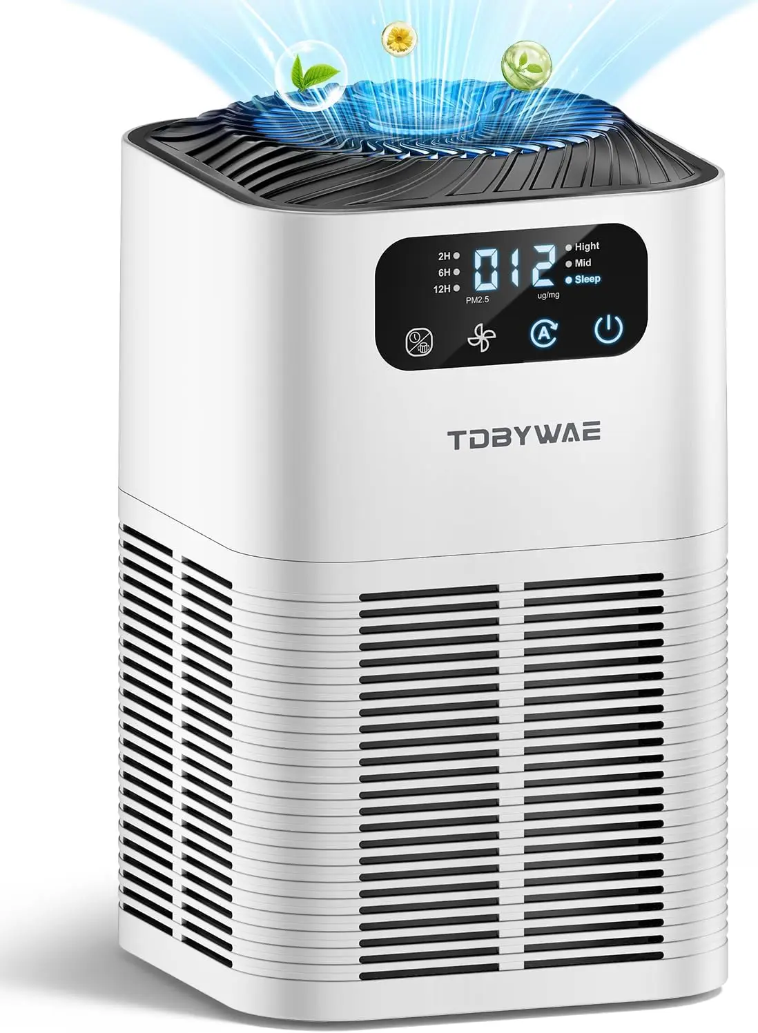 Air Purifiers for Home, TDBYWAE Air Purifiers for Large Room Up to 1076 Ft², H13 True HEPA Filter with Fragrance Sponge