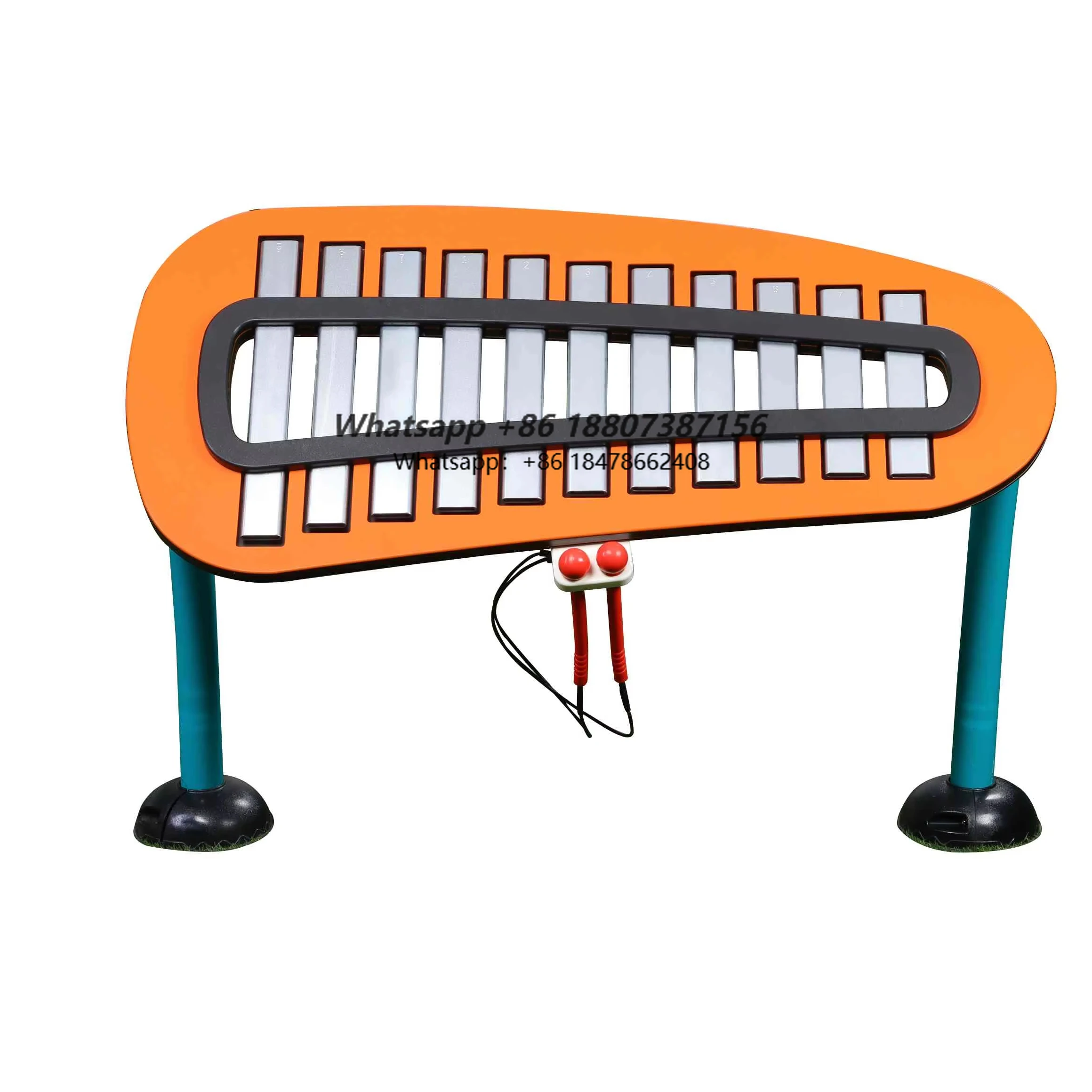 

Musical Funny Kids Play Equipment with PE & Steel Construction for School Playground