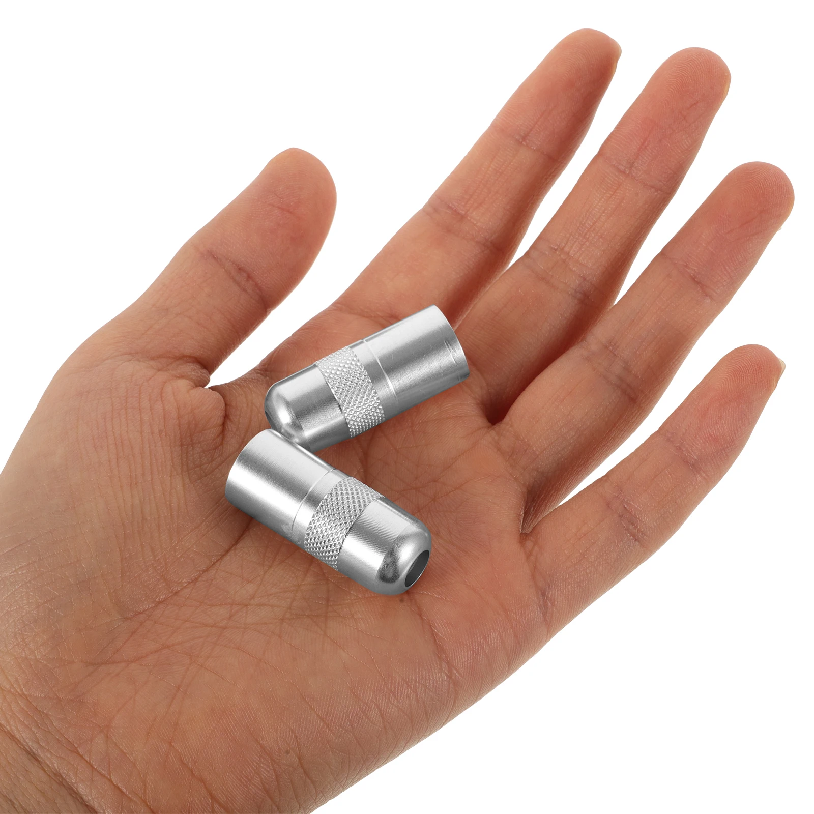 

2pcs Aluminum Pickup Endpin Protector For Acoustic Durable Sleeve Easy Install Endpin Jack Cover Replacement Guitar Jack Housing