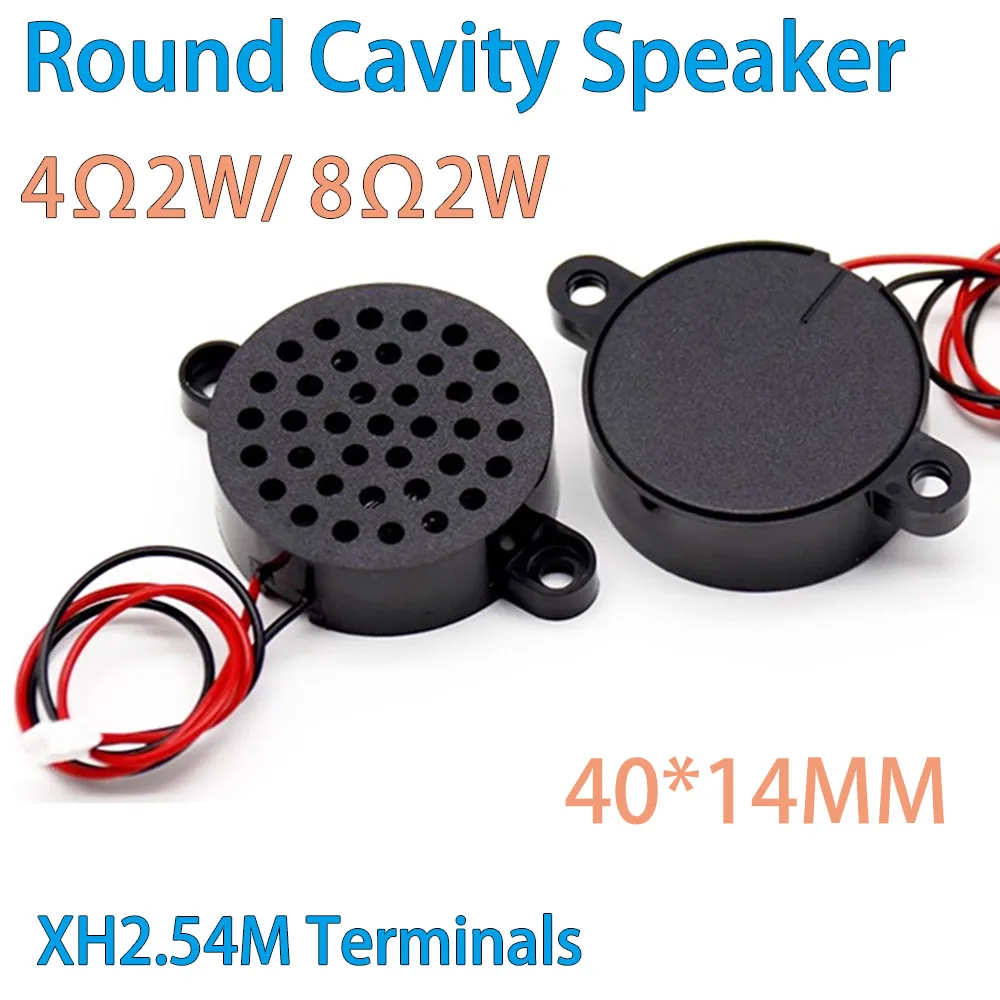 4014 Cavity BOX Speaker Full Range8 Ohm 2W/4Ω 2W with Ear Voice Announcement Small Appliance Security Speaker XH2.54MM Terminal